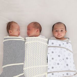 Miracle Blanket Swaddle Grey Yellow